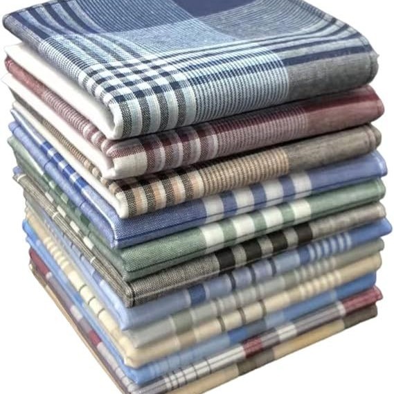 Men's Handkerchiefs 100% Cotto - Handkerchief Cotton Men ulasan dan harga