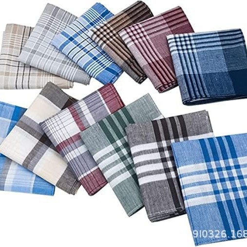 Men's Handkerchiefs 100% Cotto - Handkerchief Cotton Men ulasan dan harga