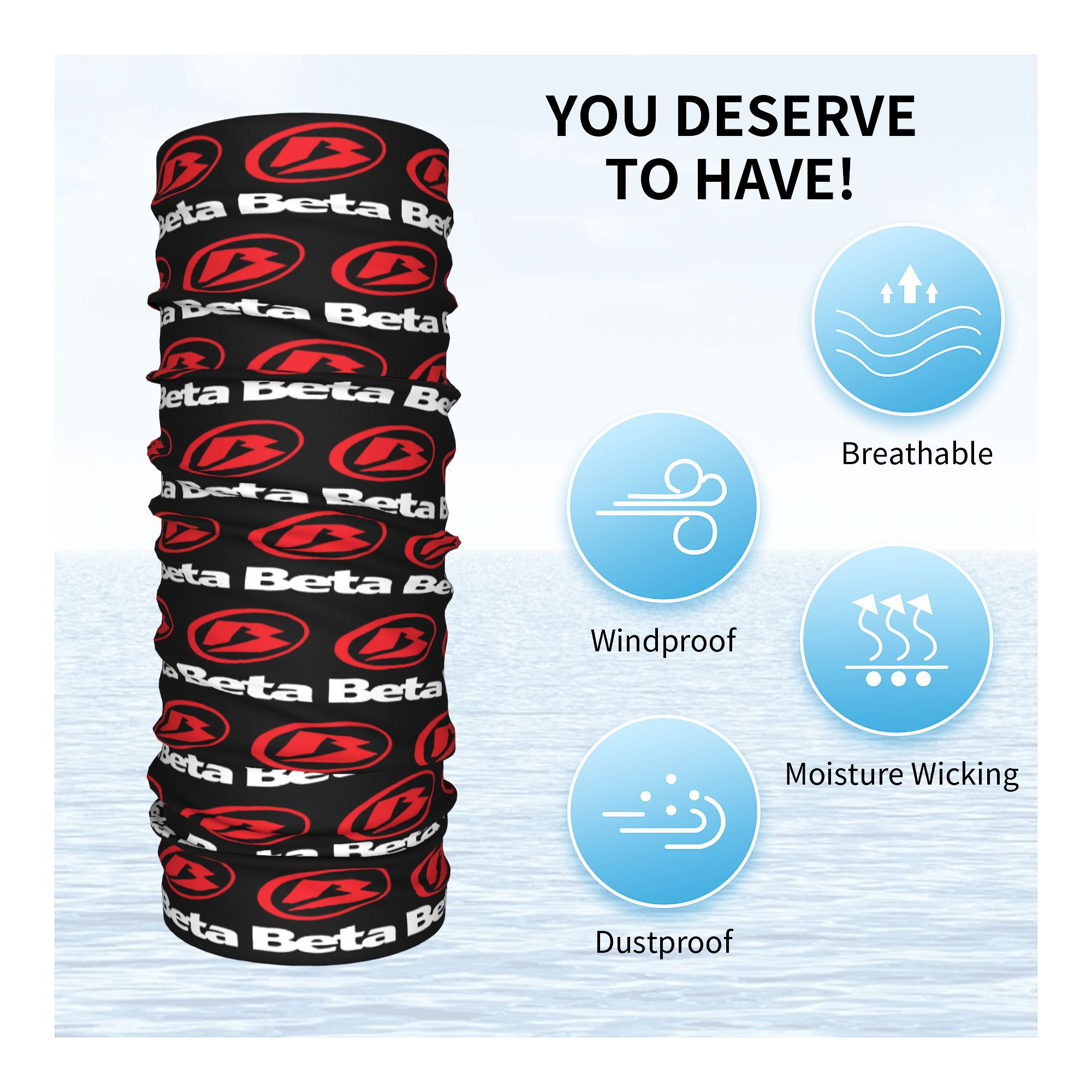 Custom New Motorcycle Racing B - Neck Warmer Tube ulasan dan harga