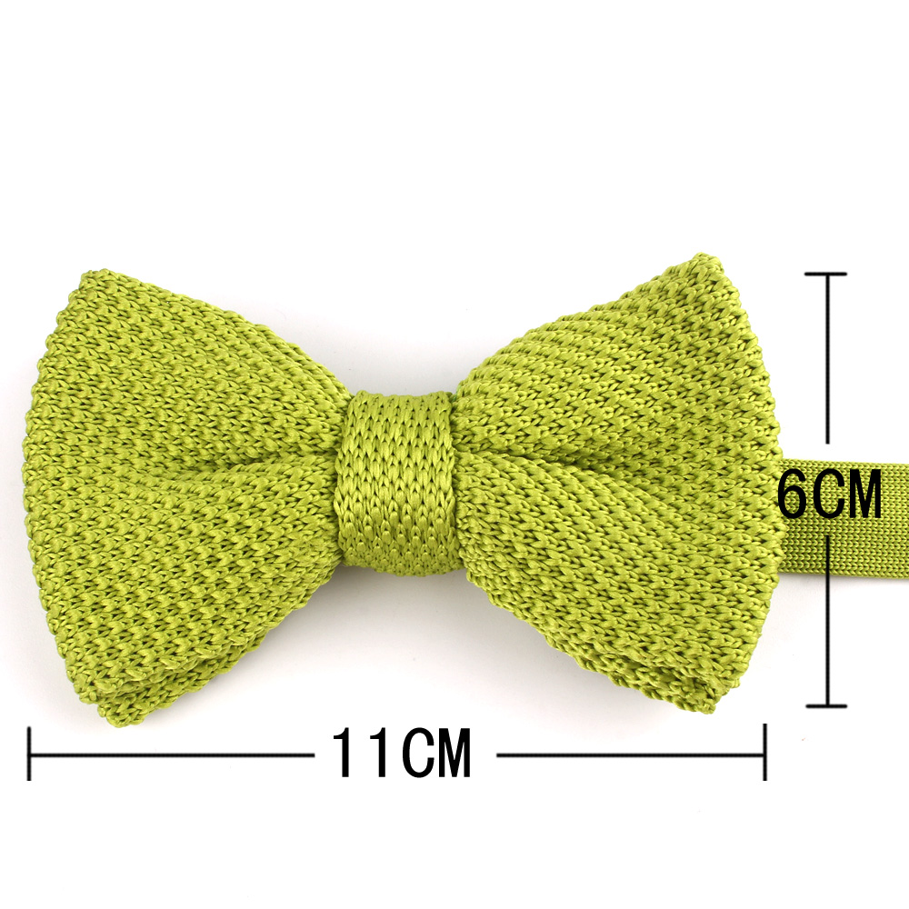 New Men Solid Knitted Bowtie B - Bow Tie Pre Tied ulasan dan harga