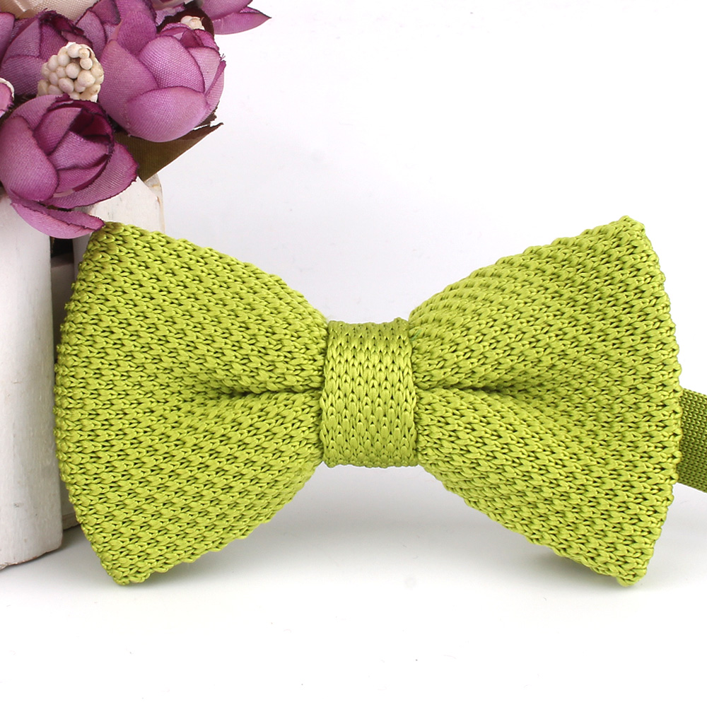 New Men Solid Knitted Bowtie B - Bow Tie Pre Tied ulasan dan harga