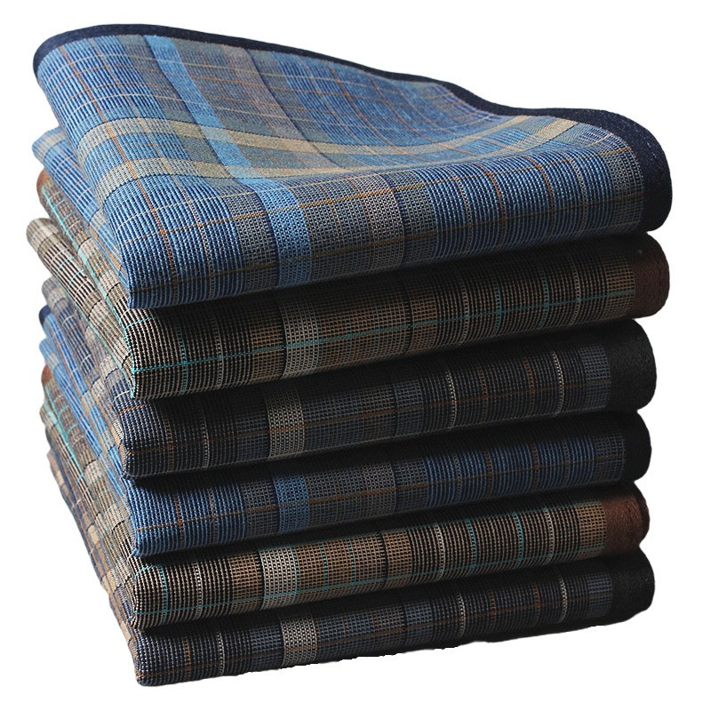 3Pcs 40x40cm 100% Cotton Retro - Handkerchief Cotton Men ulasan dan harga