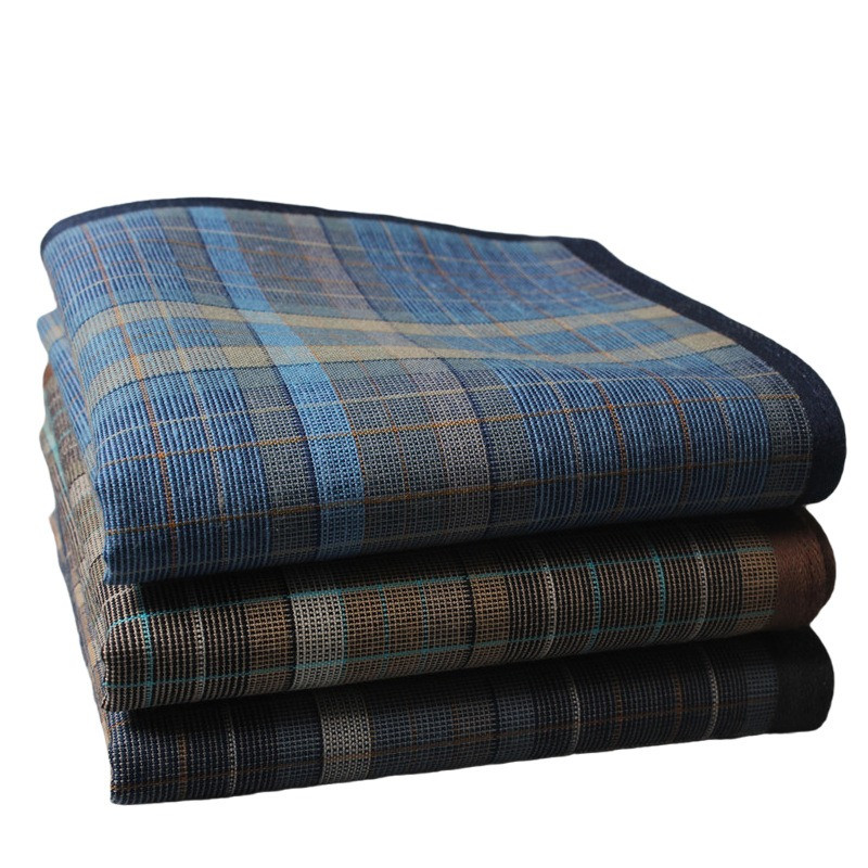 3Pcs 40x40cm 100% Cotton Retro - Handkerchief Cotton Men ulasan dan harga