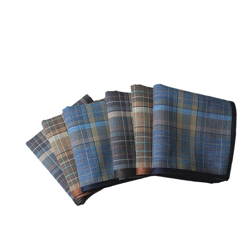 3Pcs 40x40cm 100% Cotton Retro - Handkerchief Cotton Men ulasan dan harga