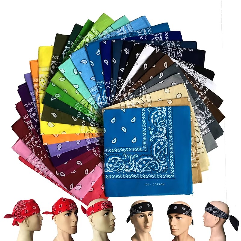 1/2/3Pcs Unisex Men Women Cott - Handkerchief Cotton Men ulasan dan harga