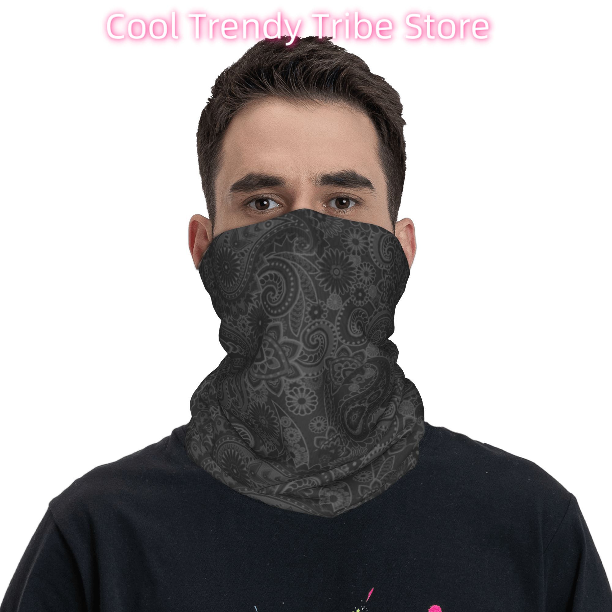 Custom Paisley Chicano Bandana - Neck Warmer Tube ulasan dan harga