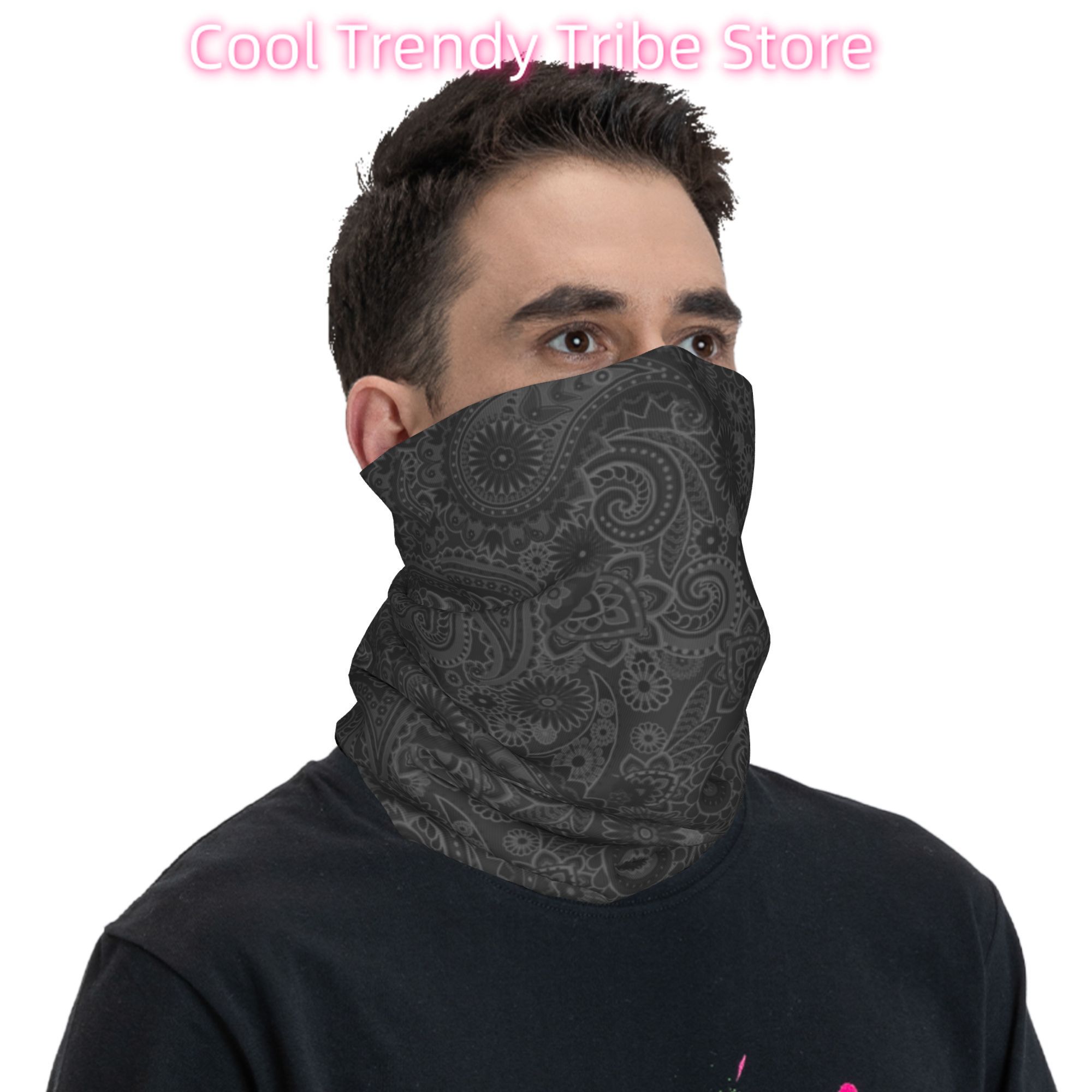 Custom Paisley Chicano Bandana - Neck Warmer Tube ulasan dan harga