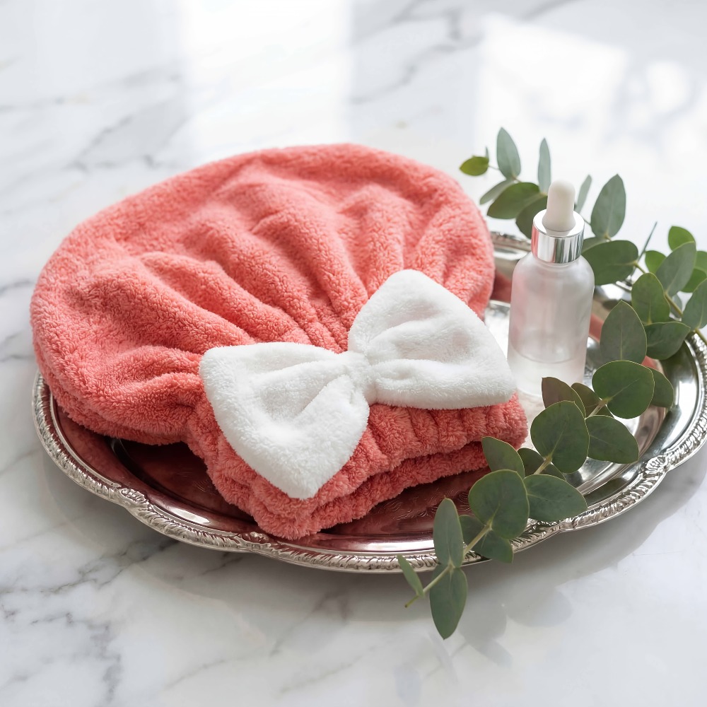 Microfiber Hair Drying Cap, Qu - Head Wrap Turban ulasan dan harga
