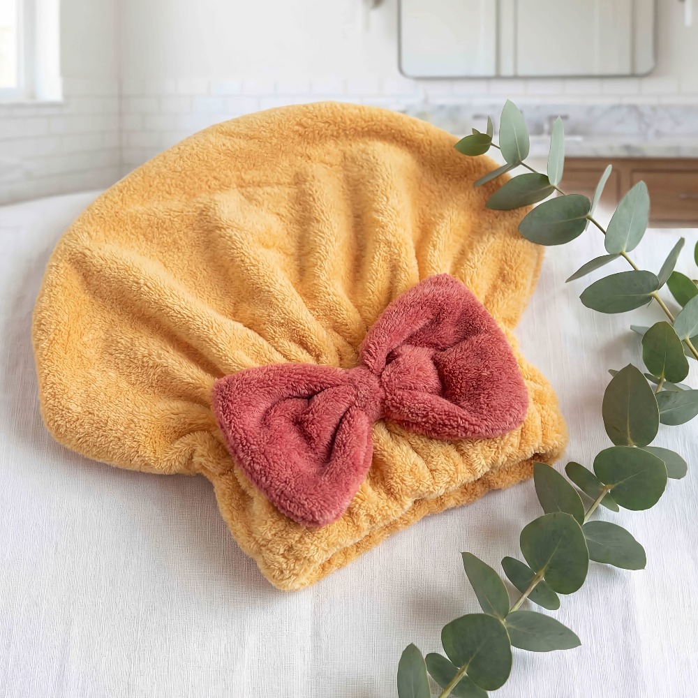 Microfiber Hair Drying Cap, Qu - Head Wrap Turban ulasan dan harga