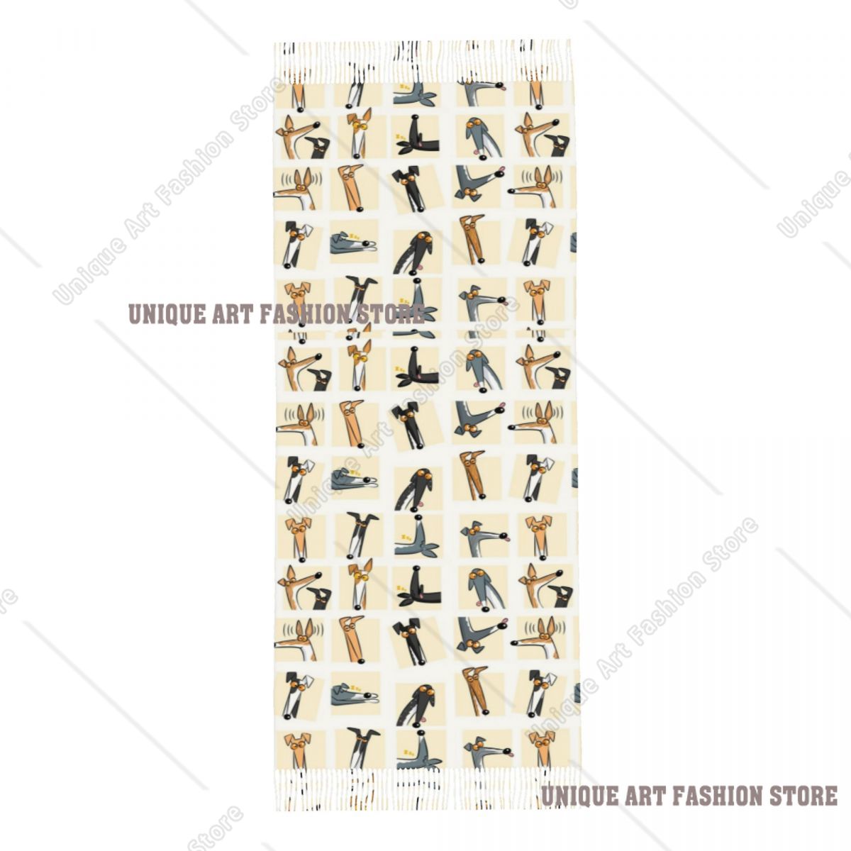 Women's Tassel Scarf Heads Up  - Pashmina Wrap Large ulasan dan harga