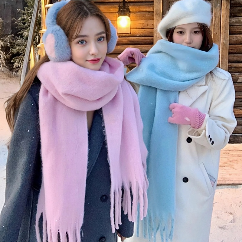 Winter Scarf for Women Cashmer - Woven Scarf Blanket ulasan dan harga