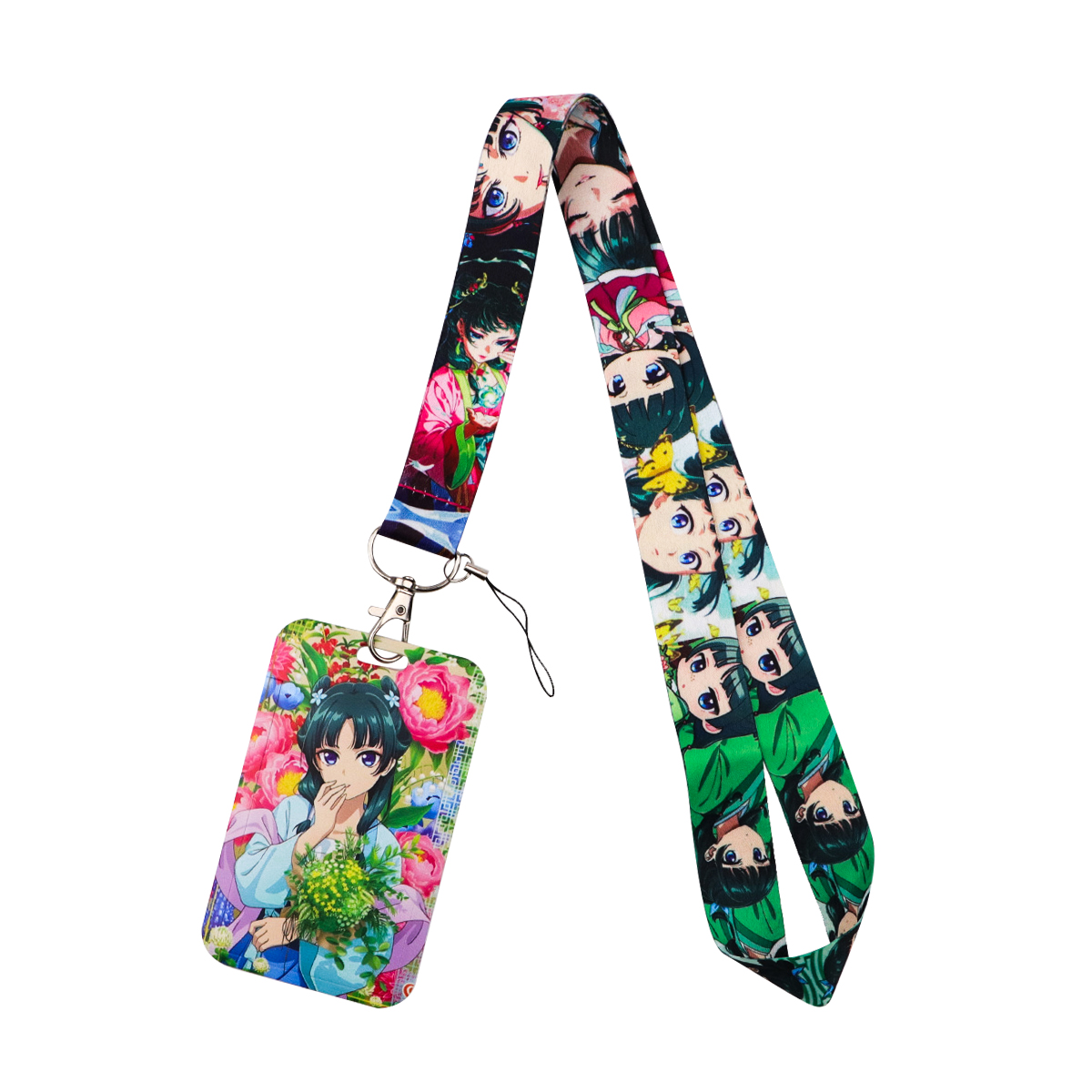Cute Anime Girl Lanyard Neck S - Lanyard Badge Holder ulasan dan harga