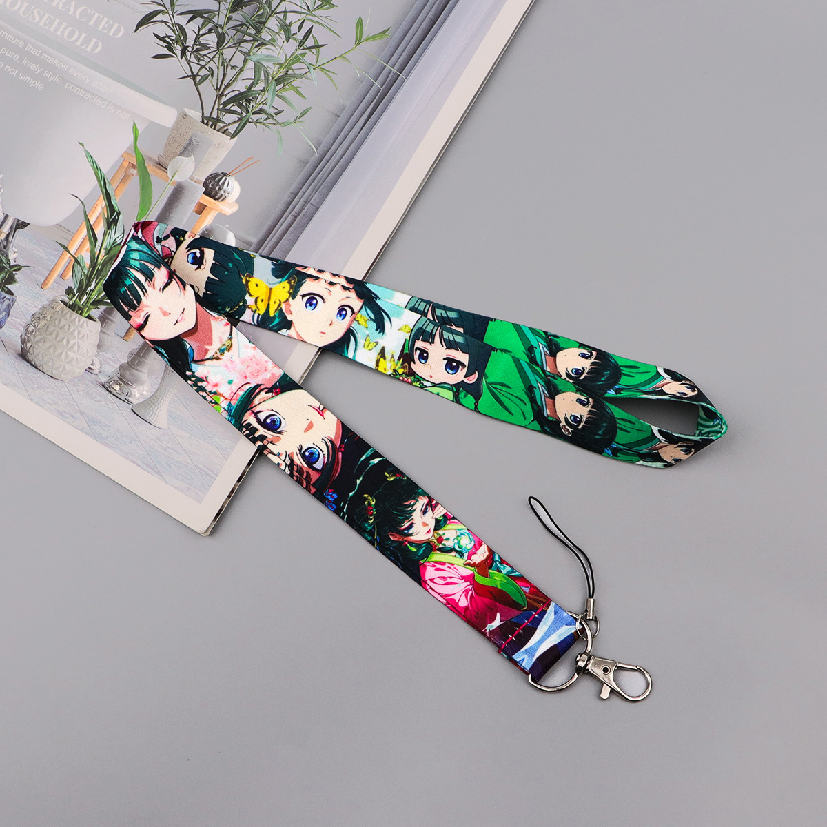 Cute Anime Girl Lanyard Neck S - Lanyard Badge Holder ulasan dan harga