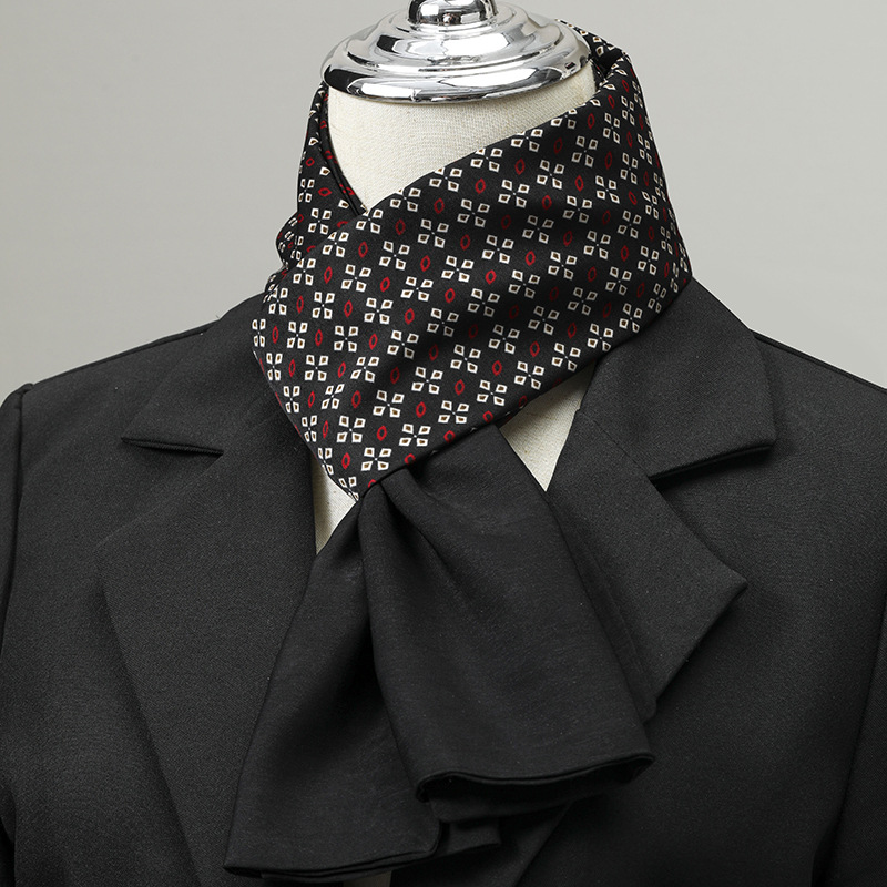 Men's Scarf Imitation Silk Nec - Scarf Silk Square ulasan dan harga