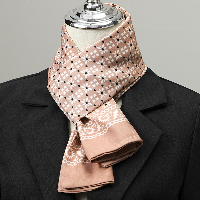 Men's Scarf Imitation Silk Nec - Scarf Silk Square ulasan dan harga