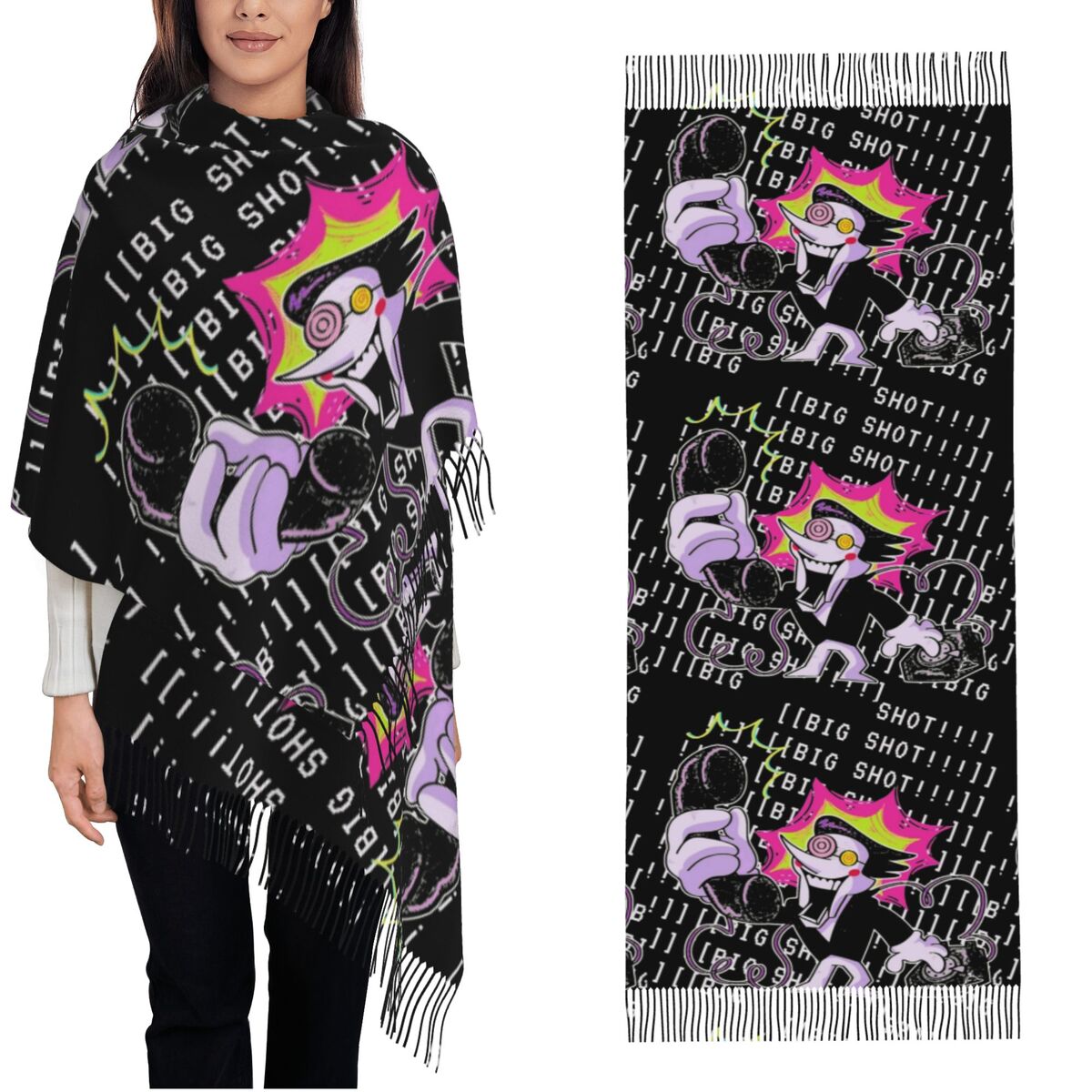 Deltarune Shawl Wrap for Women - Pashmina Wrap Large ulasan dan harga