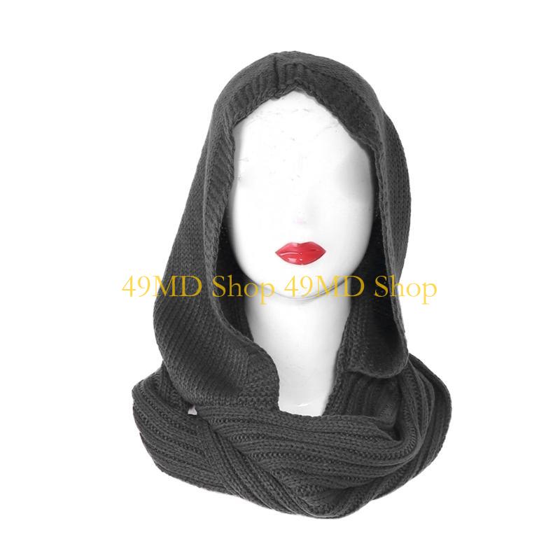 49MD Winter Hat for Women Hood - Infinity Scarf Knit ulasan dan harga