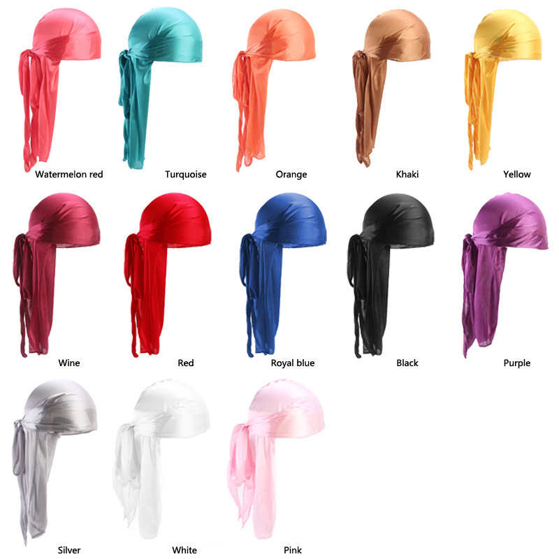Men's Silky Durags Bandanas Tu - Bandana Doo Rag ulasan dan harga