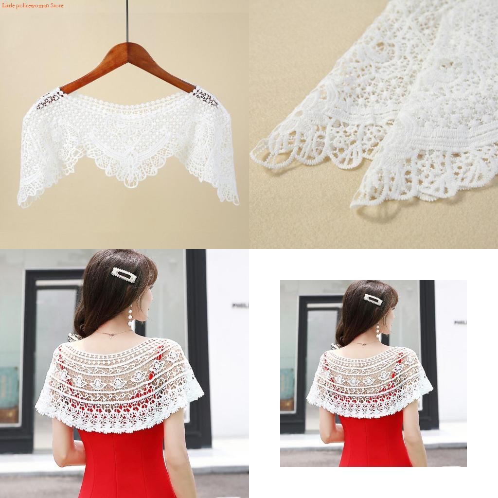 F92D Women Embroidery Floral L - Stole Wedding Shawl ulasan dan harga