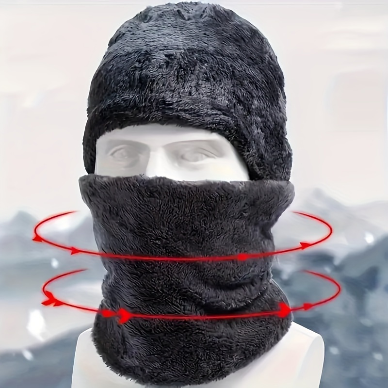 Men's winter hat, outdoor wint - Muffler Men Wool ulasan dan harga