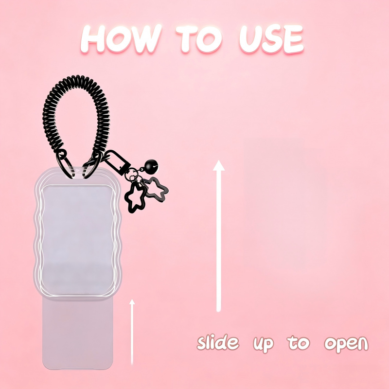 insUnique wavy edge ID card ho - Lanyard Badge Holder ulasan dan harga