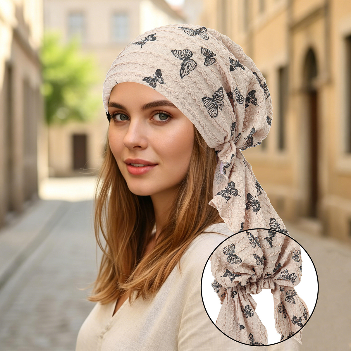 Women Muslim Hijab Caps Wrap H - Head Wrap Turban ulasan dan harga