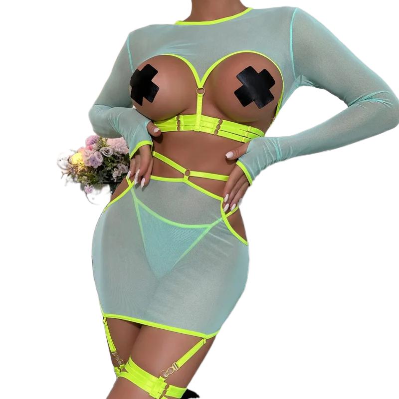 Bikini Fashion Sexy Lingerie 5 - Silk Tie Striped ulasan dan harga