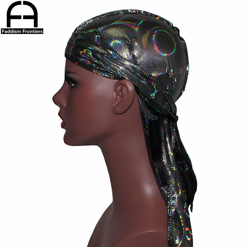 New Men's Colorful Sparkly Sil - Bandana Doo Rag ulasan dan harga