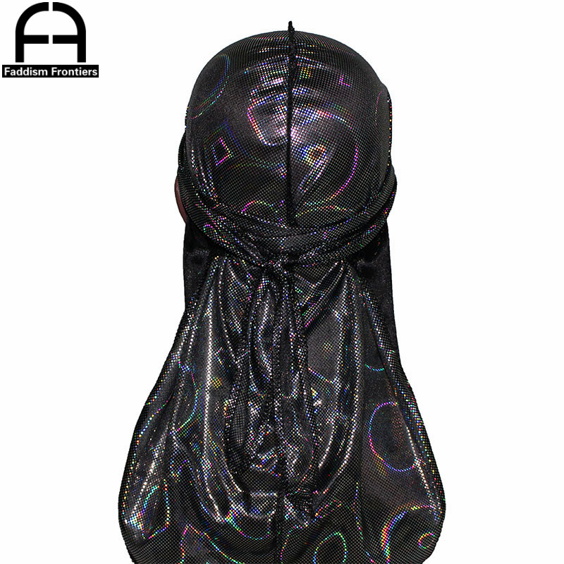 New Men's Colorful Sparkly Sil - Bandana Doo Rag ulasan dan harga