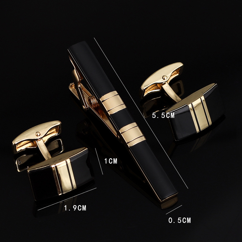 Mens Ties Clip Cufflinks Set S - Tie Bar Set Gift ulasan dan harga