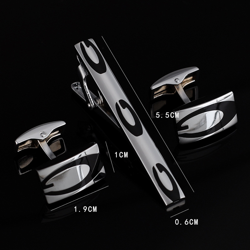 Mens Ties Clip Cufflinks Set S - Tie Bar Set Gift ulasan dan harga