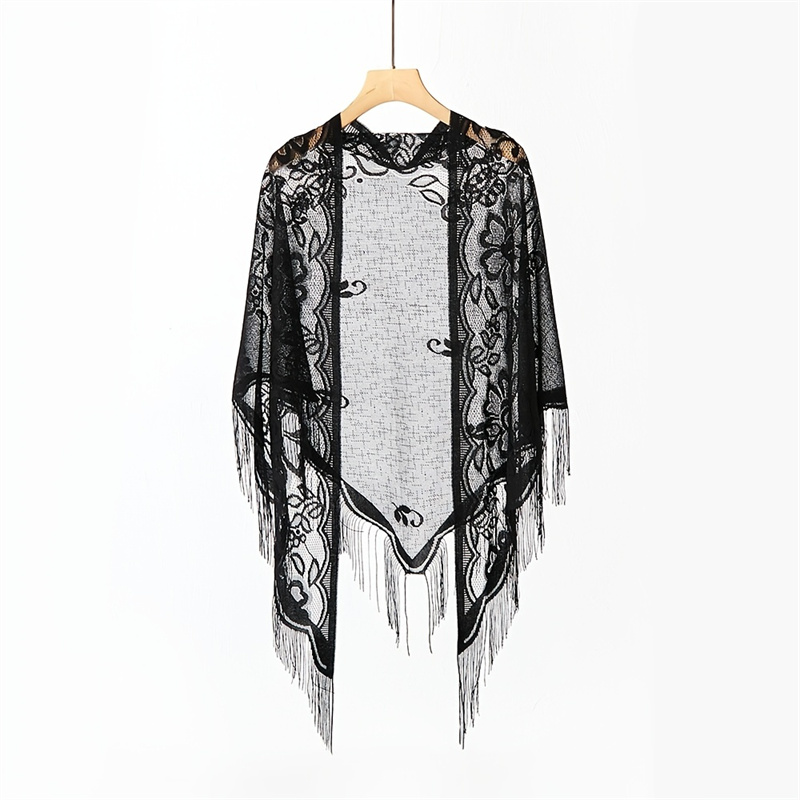 New Embroidery Lace Scarf Shaw - Stole Wedding Shawl ulasan dan harga