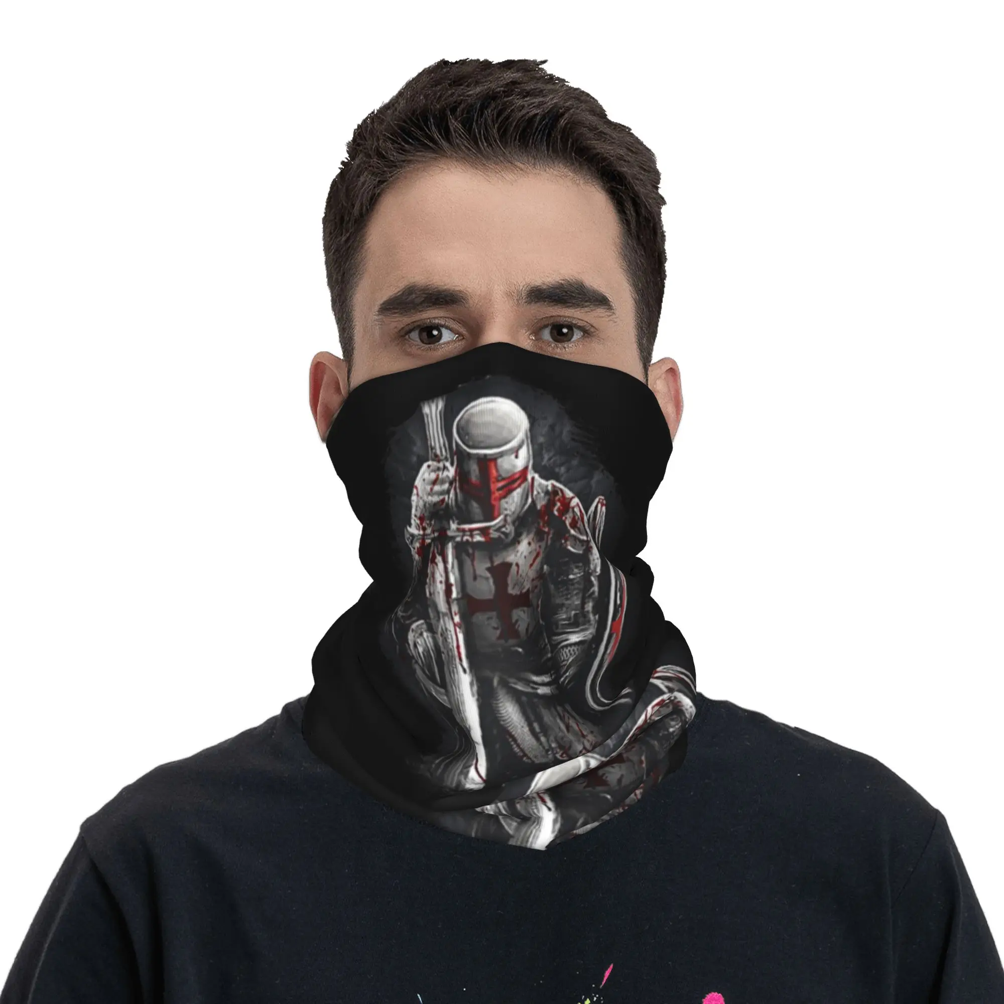 Brave Rosary Crusader Warrior  - Neck Warmer Tube ulasan dan harga