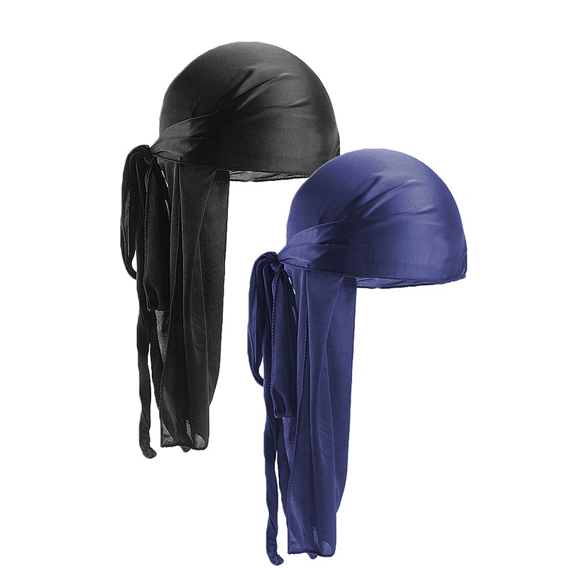 2 pcs Silky Satin Durags for M - Bandana Doo Rag ulasan dan harga