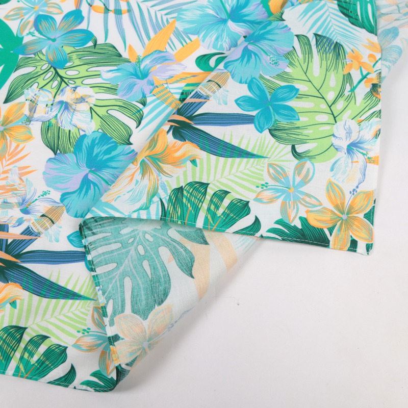 70cm Bandana Leaves Flowers Pr - Bandana Cotton ulasan dan harga