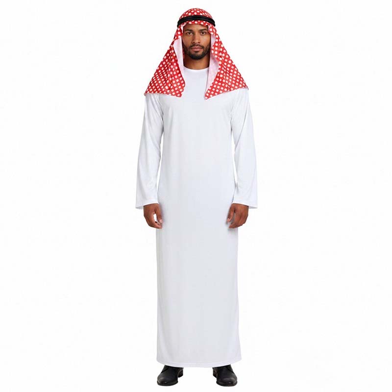 Traditional Arab Costume Arabi - Ascot Neck Scarf ulasan dan harga