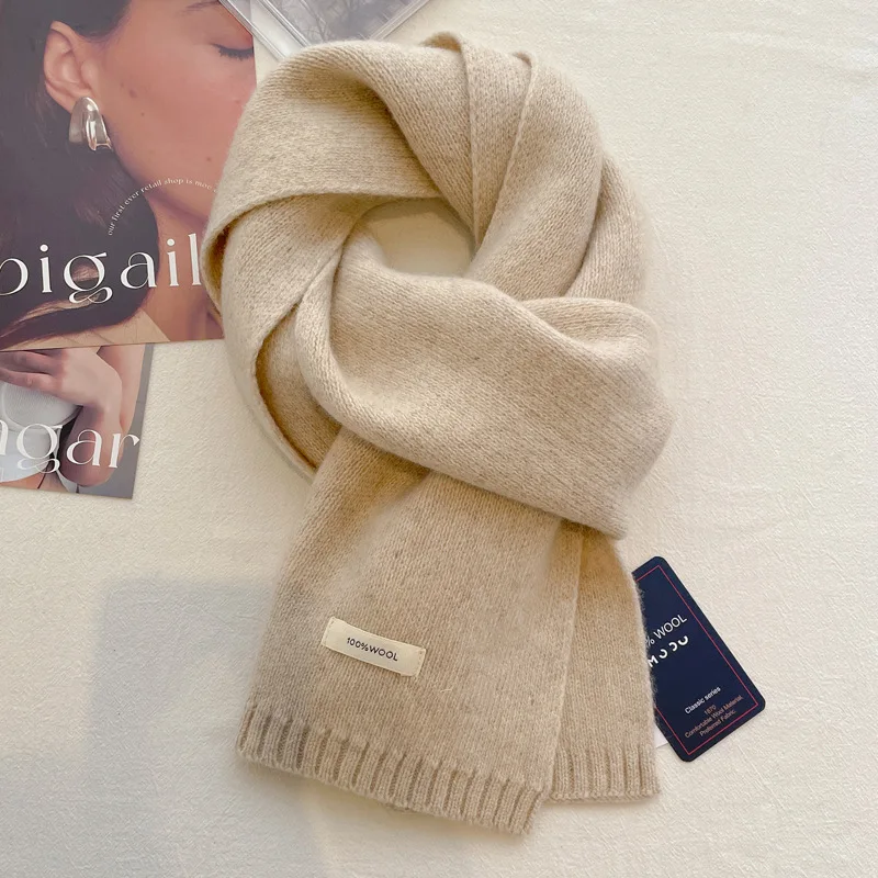 High Quality 100% Wool Scarf M - Muffler Men Wool ulasan dan harga