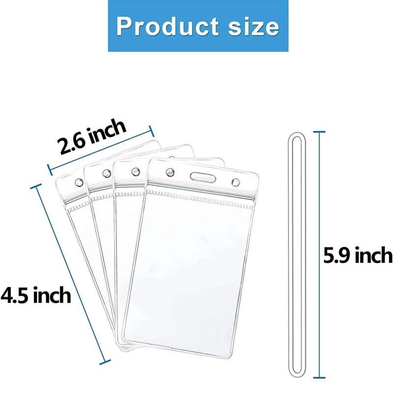 Clear Plastic ID Badge Holders - Lanyard Badge Holder ulasan dan harga