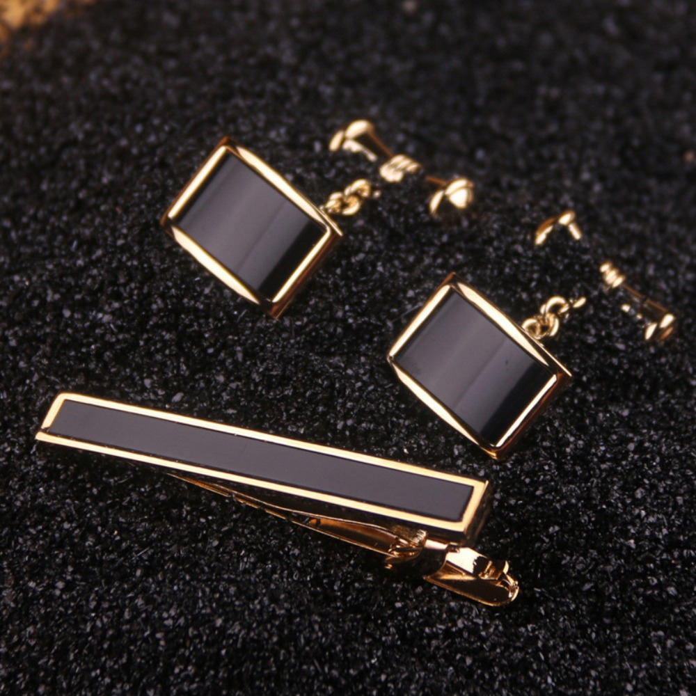 A Set Men's Tie Clip Groom Tux - Tie Bar Set Gift ulasan dan harga