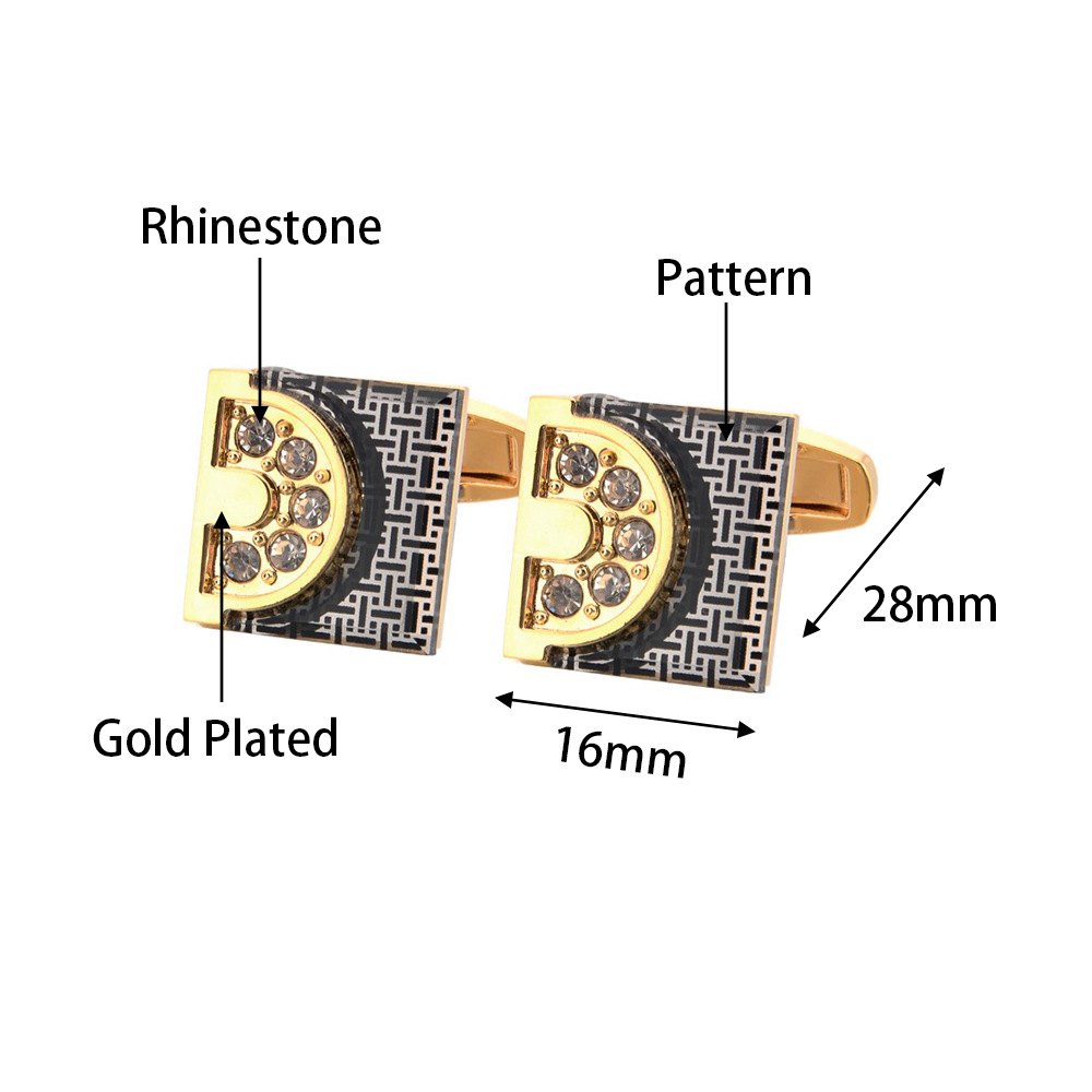 Gold Tone Cufflinks Tie Bar Se - Tie Bar Set Gift ulasan dan harga