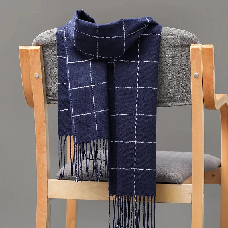 2024 New Winter Men Scarf Keep - Muffler Men Wool ulasan dan harga