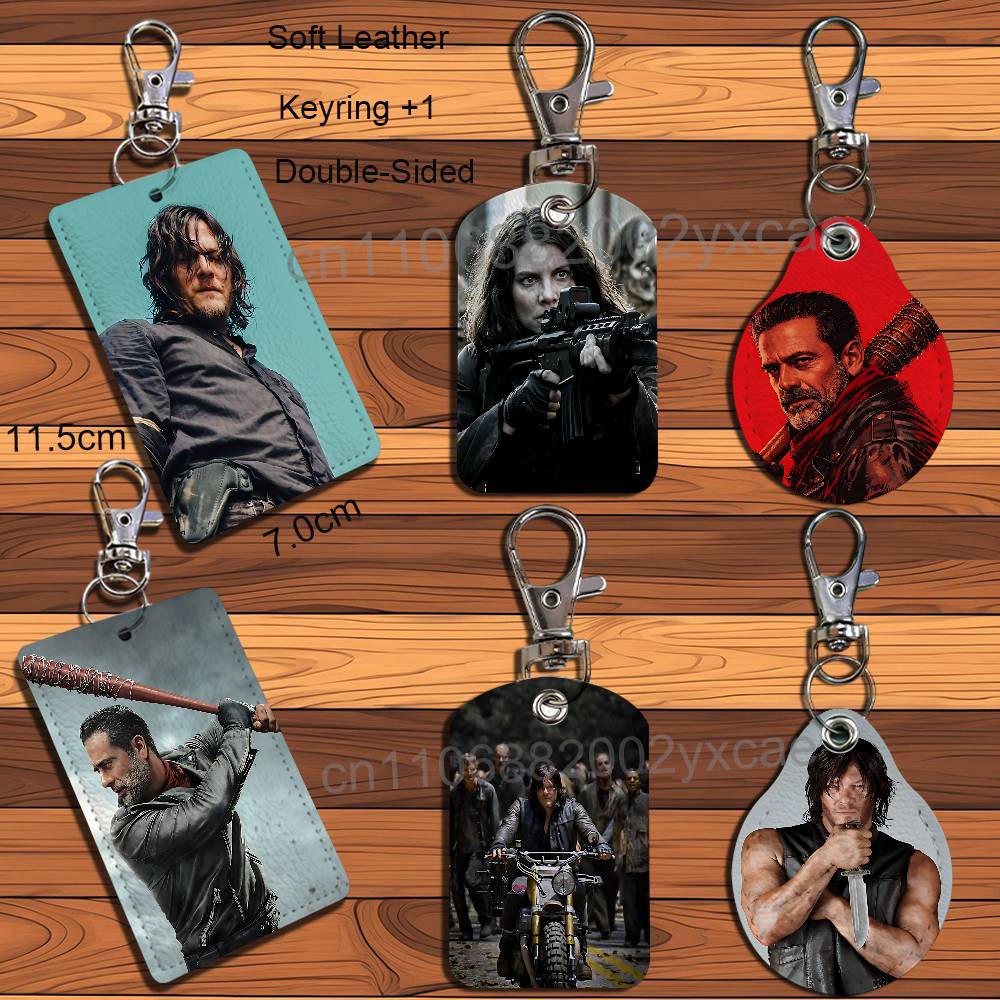 Negan Maggie Walking Dead Leat - Lanyard Badge Holder ulasan dan harga