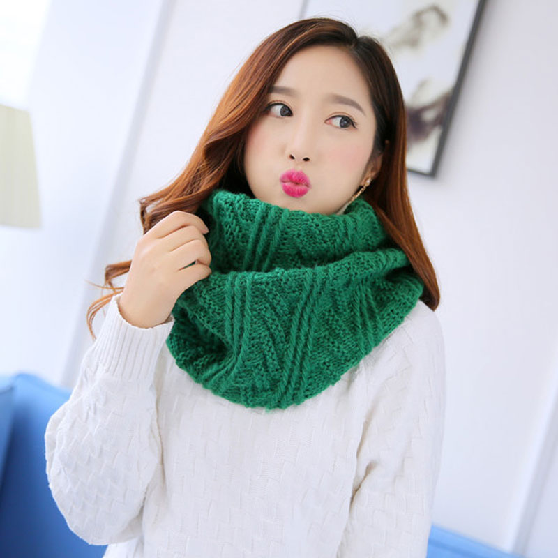 Unisex Winter Soft Chunky Knit - Infinity Scarf Knit ulasan dan harga